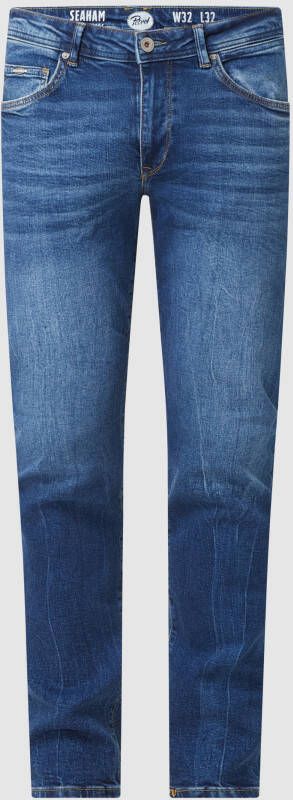 Petrol Slim fit jeans met stretch model 'Seaham'
