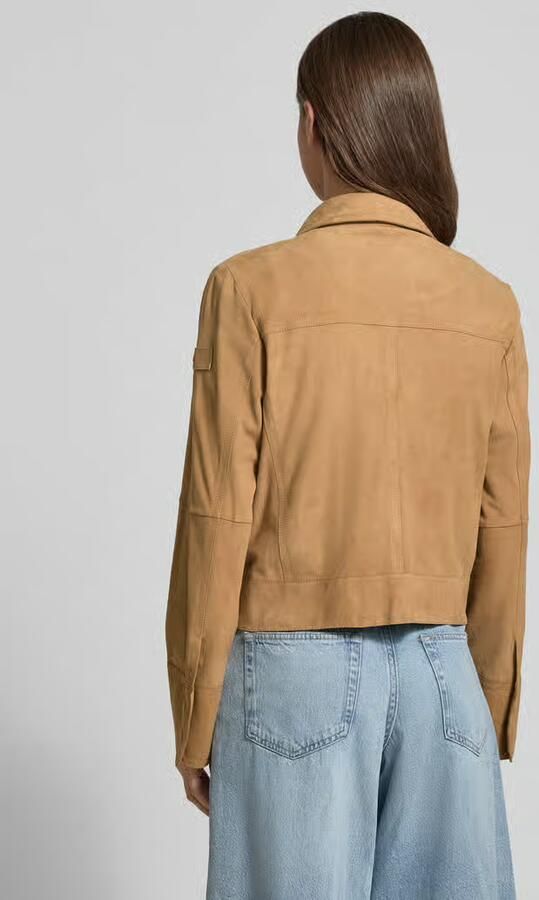 Peuterey Leren jas met klepzakken model 'Era' - Foto 3