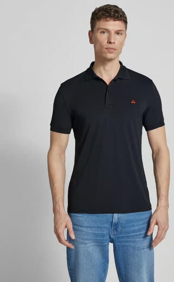 Peuterey regular fit poloshirt met stitching model 'PLANTAGO' - Foto 4