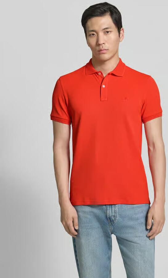 Peuterey regular fit poloshirt met stitching model 'PLANTAGO' - Foto 4