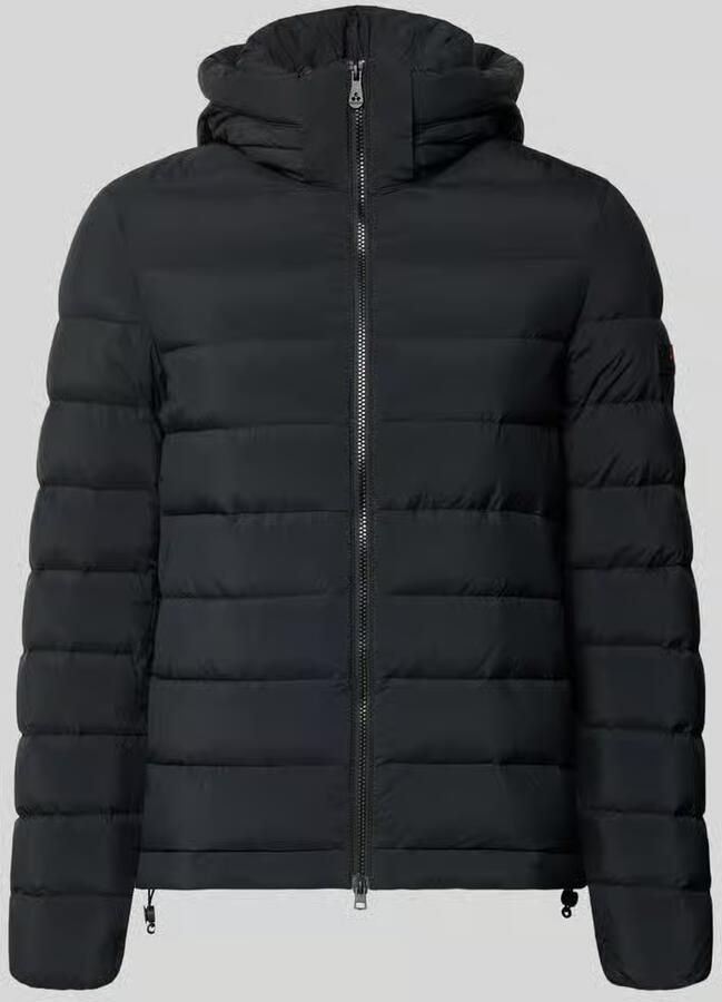Peuterey Slim fit gewatteerd jack met tweewegritssluiting