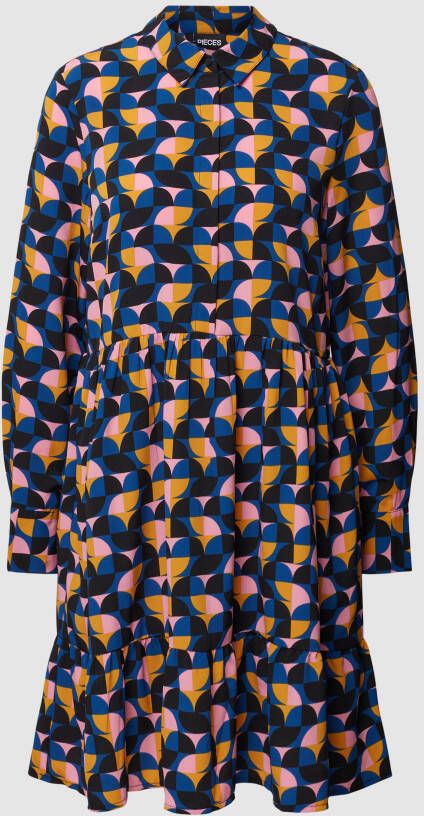 Pieces Blousejurk met all-over motief model 'BERNICE'