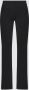 PIECES high waist flared broek PCOTINE van gerecycled polyester zwart - Thumbnail 2