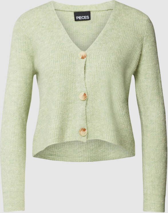 Pieces Gebreid jack met V-hals model 'Ellen'
