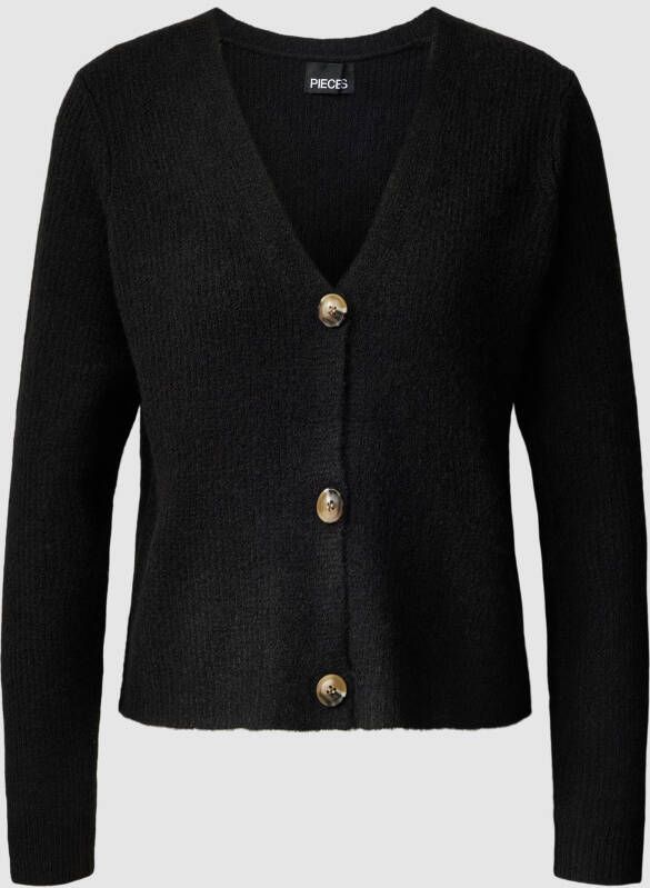 Pieces Gebreid jack met V-hals model 'ELLEN'