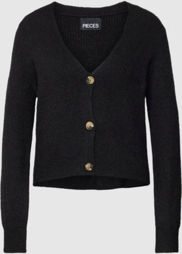 Pieces Gebreid jack met V-hals model 'ELLEN'