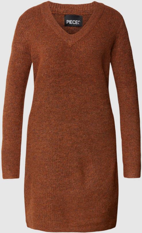 Pieces Gebreide jurk in minilengte model 'Ellen'