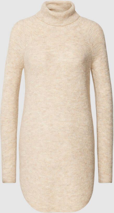 Pieces Loose fit gebreide tuniek met col en afgeronde zoom model 'ELLEN'