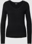 Pieces Regular fit gebreide pullover met V-hals model 'ELLEN - Thumbnail 2
