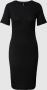 Pieces Knielange jurk met fijnrib model 'RUKA' - Thumbnail 1