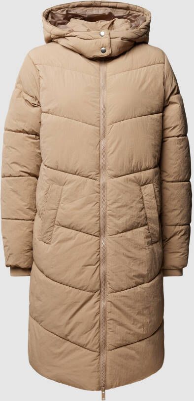 Pieces Lange jas met capuchon model 'JAMILLA'