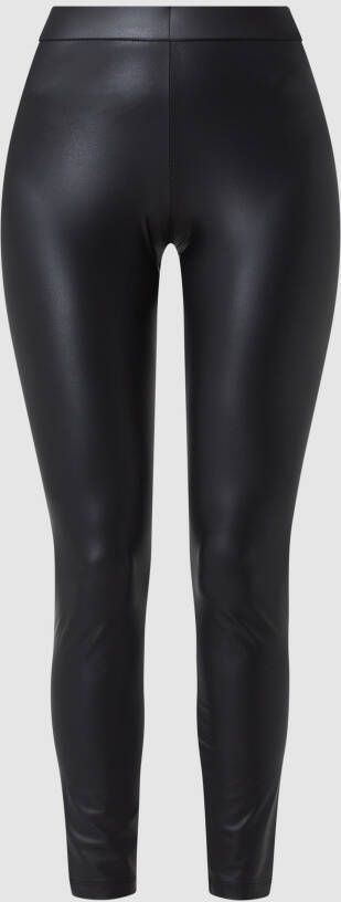 Pieces Legging in leerlook model 'New Shiny'
