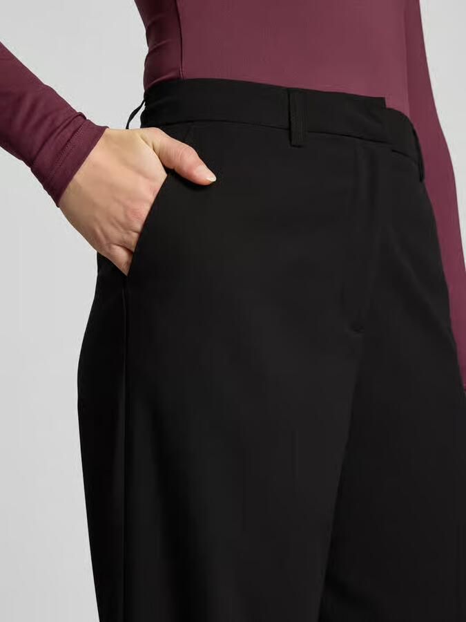 Pieces Bandplooibroek met viscose model 'ROSA' - Foto 2