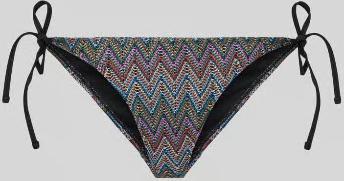 Pieces Bikinibroekje met zijdelingse rijgveter model 'ADA' - Foto 4