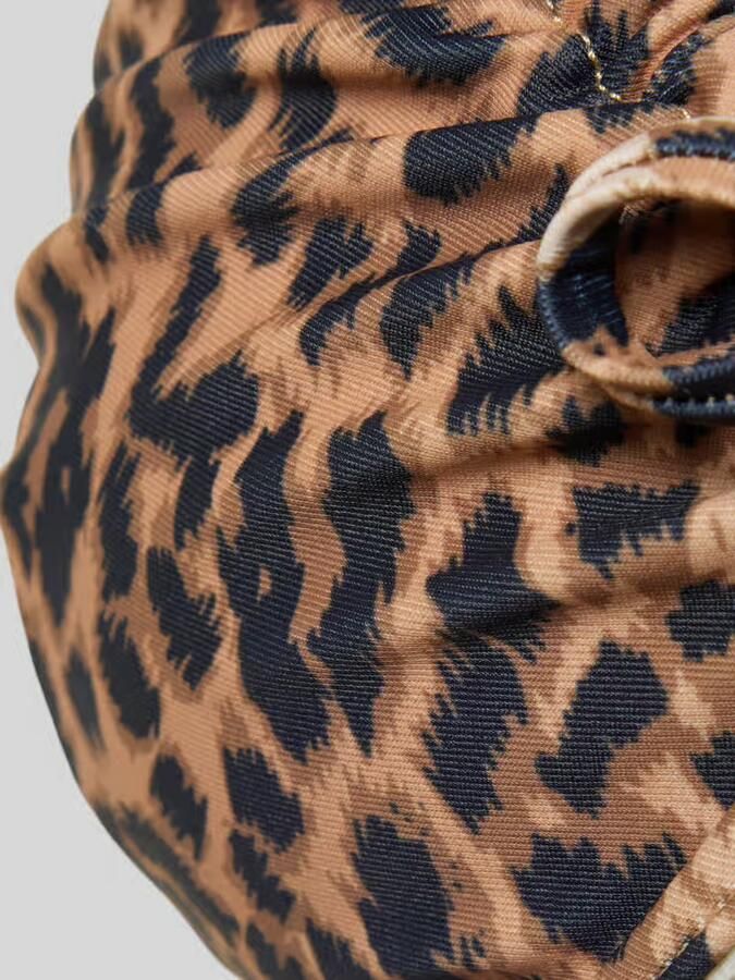 PIECES voorgevormde beugel bikinitop PCLIPPA bruin beige zwart - Foto 3
