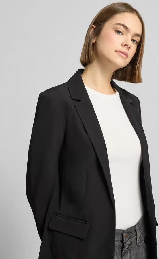 Pieces Loose fit lange blazer met figuurnaden model 'BOZZY' - Foto 5