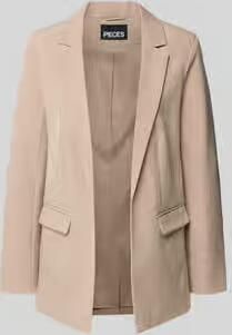Pieces Loose fit lange blazer met figuurnaden model 'BOZZY' - Foto 9