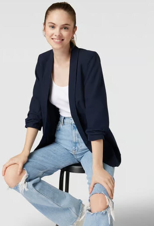 Pieces Blouseblazer PCBOSELLA 3 4 BLAZER NOOS met plooidetail op de mouw - Foto 7