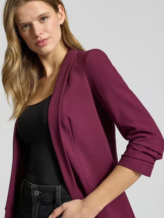 Pieces Blouseblazer PCBOSELLA 3 4 BLAZER NOOS met plooidetail op de mouw - Foto 5
