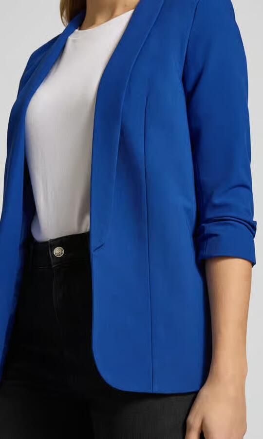 PIECES blazer PCBOSELLA blauw - Foto 4