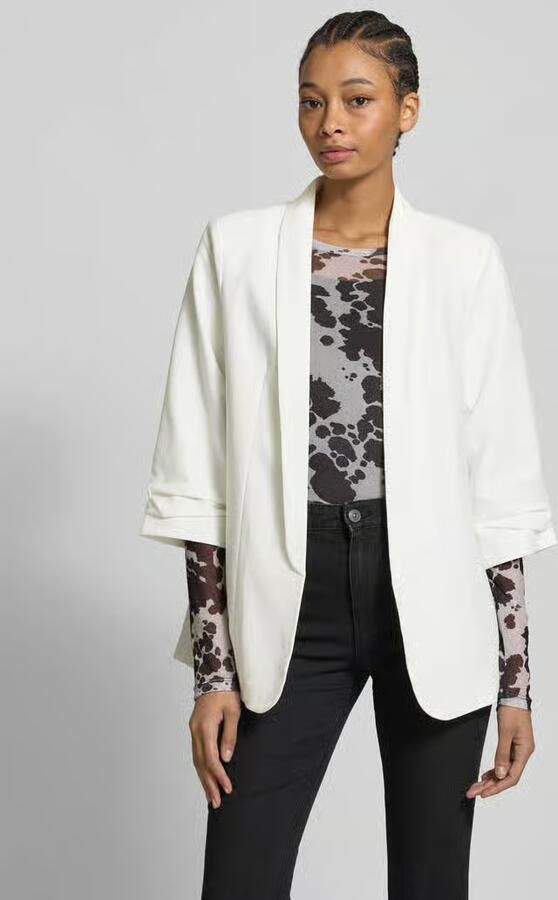 Pieces Blouseblazer PCBOSELLA 3 4 BLAZER NOOS met plooidetail op de mouw - Foto 19