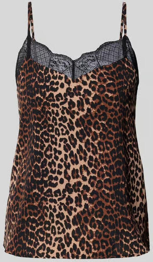 Pieces blousetop met kanten afwerking in relaxed fit model 'TIFFANY' - Foto 2