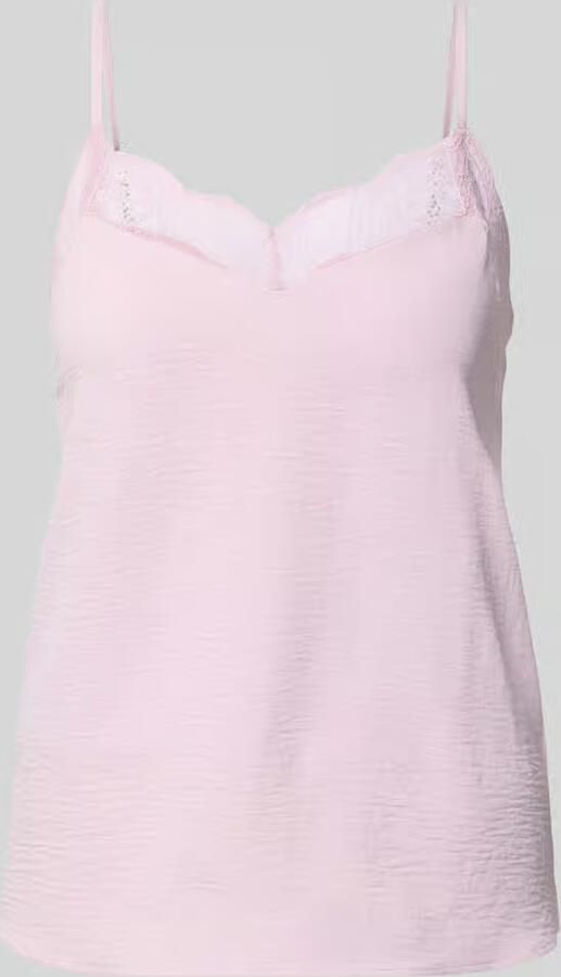 Pieces blousetop met kanten afwerking in relaxed fit model 'TIFFANY' - Foto 2