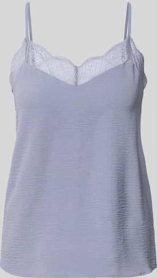 Pieces blousetop met kanten afwerking in relaxed fit model 'TIFFANY' - Foto 2