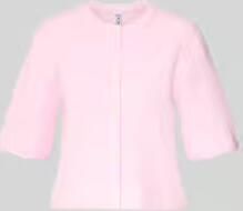 Pieces Boxy fit gebreid jack van ribtricot model 'SILLY' - Foto 7