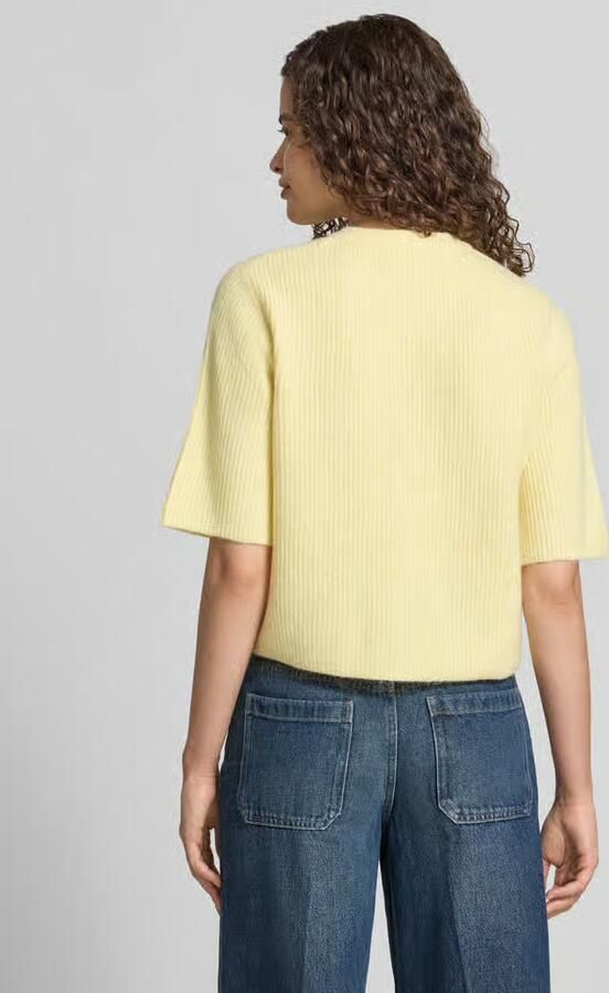 Pieces Boxy fit gebreid jack van ribtricot model 'SILLY' - Foto 6