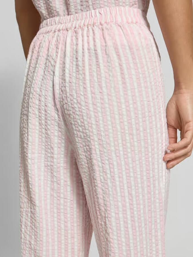 Pieces broek met rechte pijpen van puur katoen model 'TINNA' - Foto 2