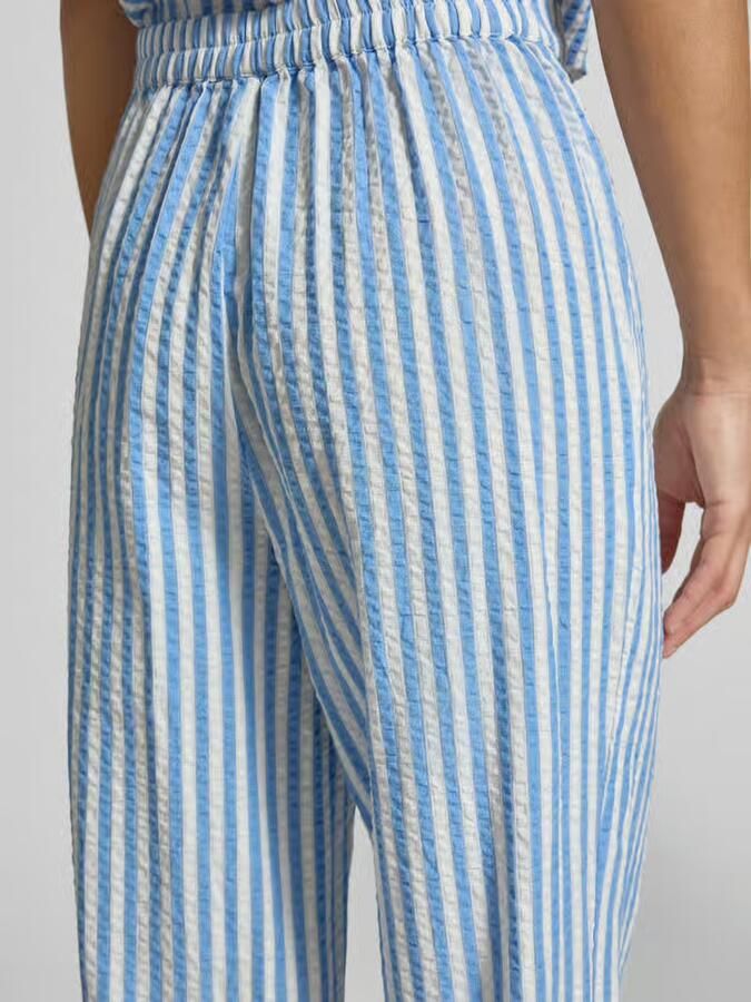 Pieces broek met rechte pijpen van puur katoen model 'TINNA'