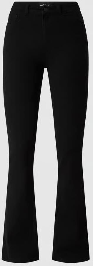 Pieces Flared high waist jeans van katoenmix model 'PEGGY' - Foto 2