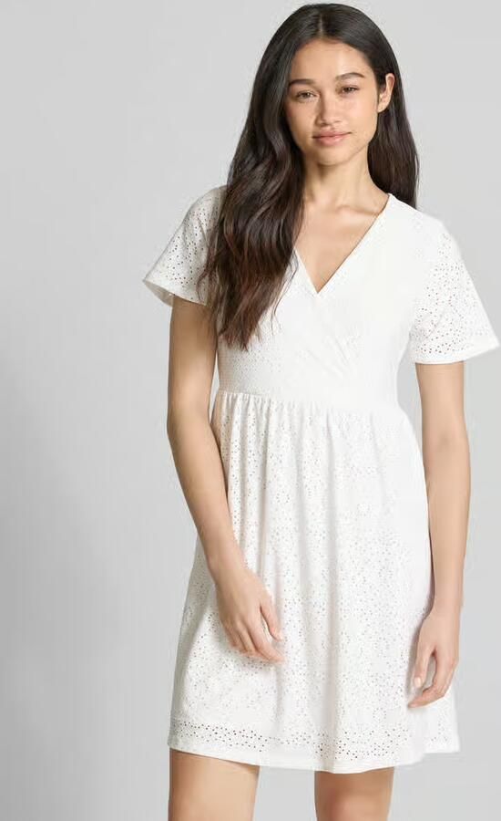 Pieces Getailleerde mini-jurk met etskanteffect model 'ABBY' - Foto 2