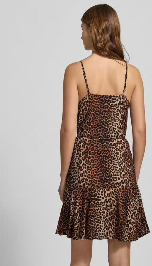 Pieces Getailleerde mini-jurk met tailleband model 'NYA'