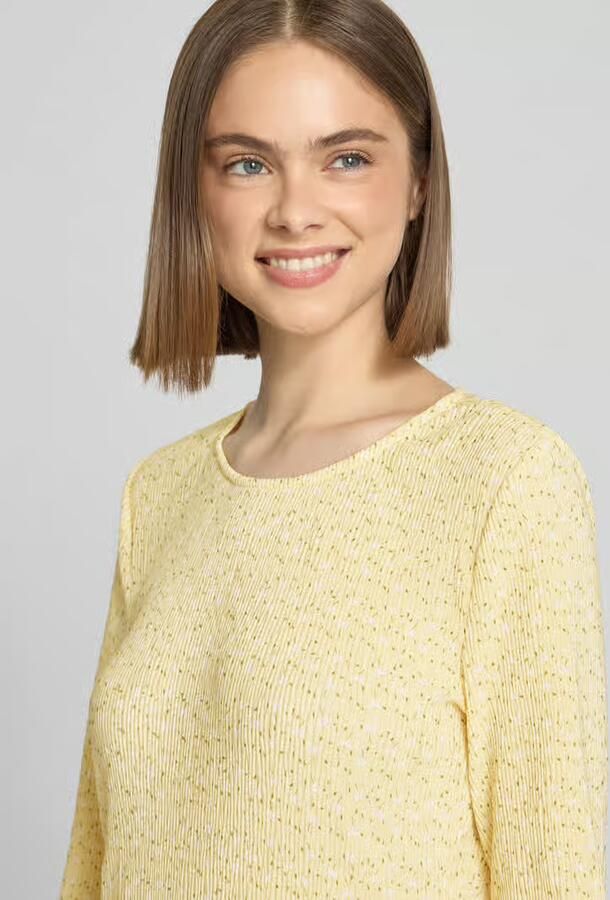 Pieces Getailleerde vrijetijdsjurk met all-over motief model 'FLORA'