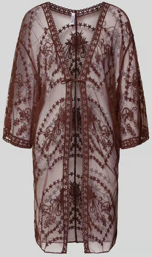 Pieces kaftan van katoenmix model 'KARINA' - Foto 2