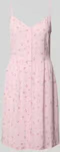 Pieces Licht uitlopend mini-jurk van pure viscose model 'TALA'