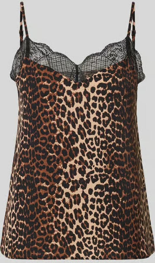 Pieces blousetop met kanten afwerking in relaxed fit model 'TIFFANY' - Foto 2