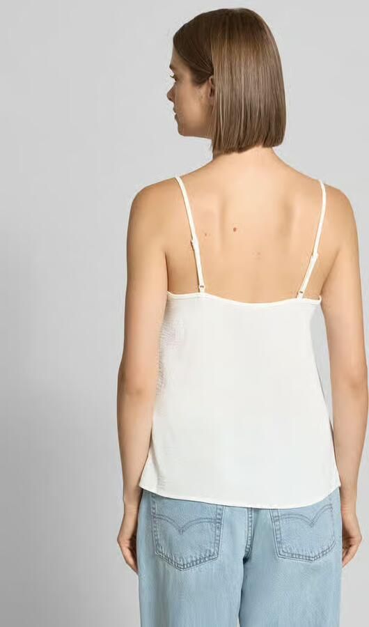 Pieces blousetop met kanten afwerking in relaxed fit model 'TIFFANY' - Foto 6
