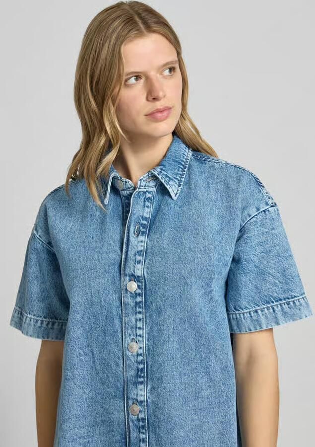 Pieces Loose fit denimjurk van katoenmix model 'SKY'