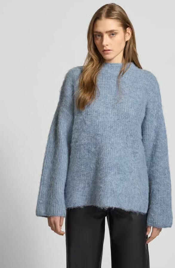 Pieces Loose fit gebreide pullover met scheerwol model 'MALA' - Foto 3