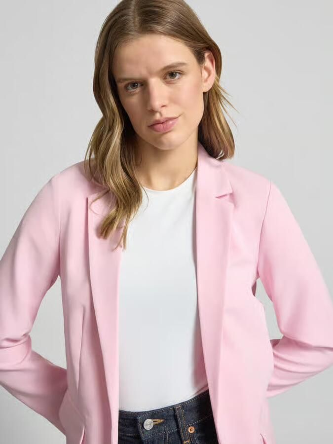 Pieces Loose fit lange blazer met coupenaden model 'BOZZY' - Foto 4