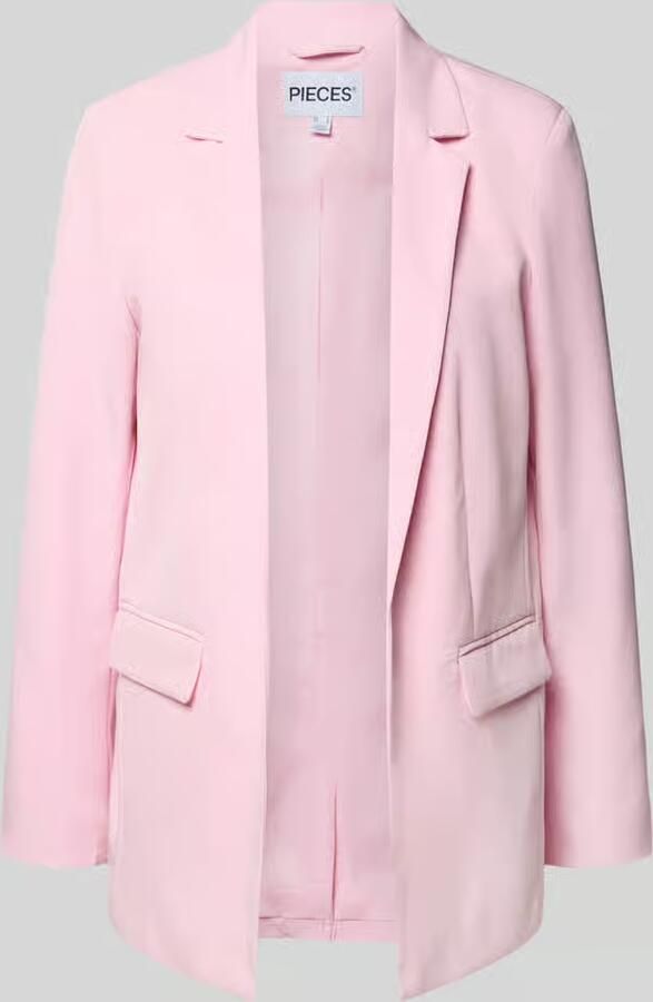 Pieces Loose fit lange blazer met coupenaden model 'BOZZY' - Foto 5