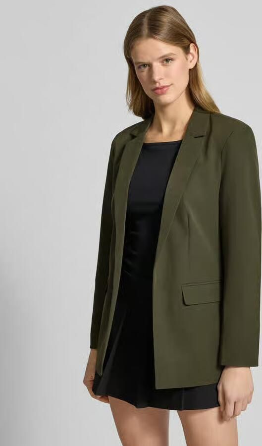 Pieces Loose fit lange blazer met coupenaden model 'BOZZY' - Foto 4