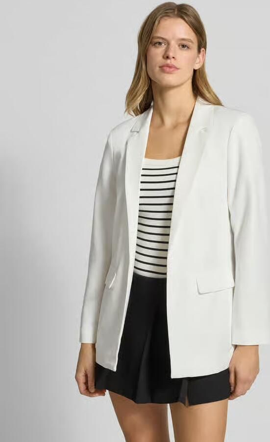 Pieces Loose fit lange blazer met coupenaden model 'BOZZY' - Foto 3