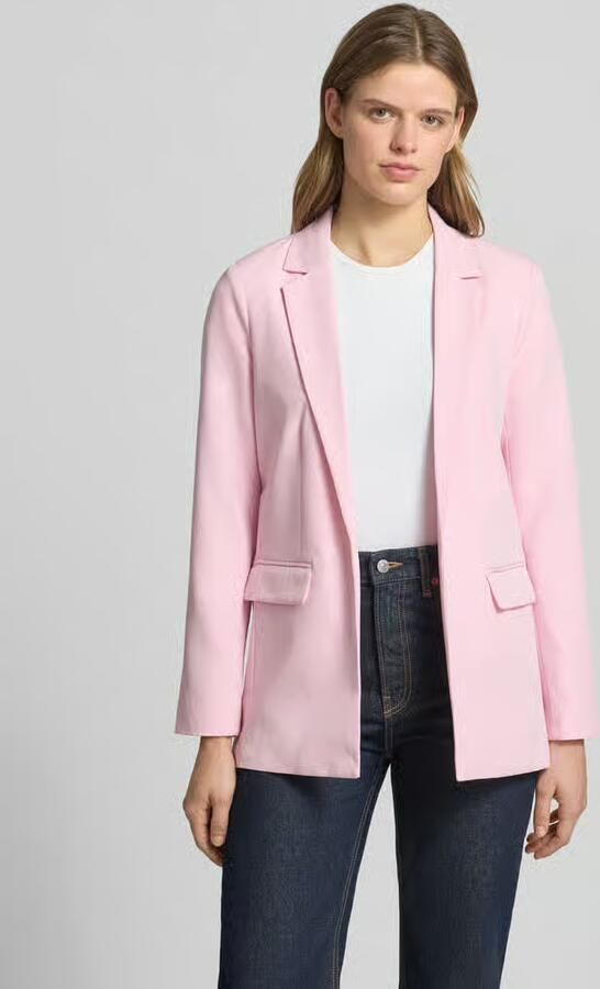 Pieces Loose fit lange blazer met klepzakken model 'BOZZY' - Foto 5