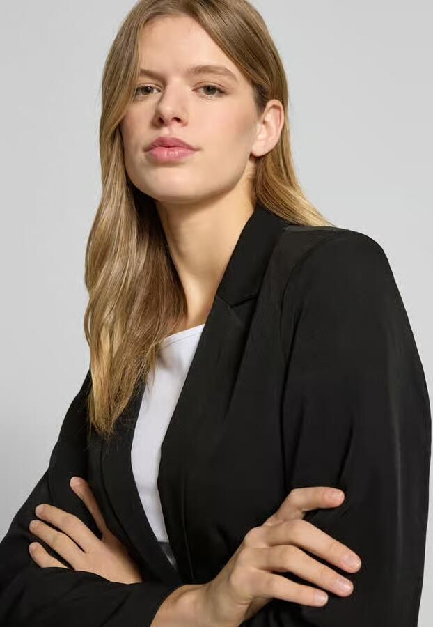 Pieces Loose fit lange blazer met figuurnaden model 'BOZZY' - Foto 4