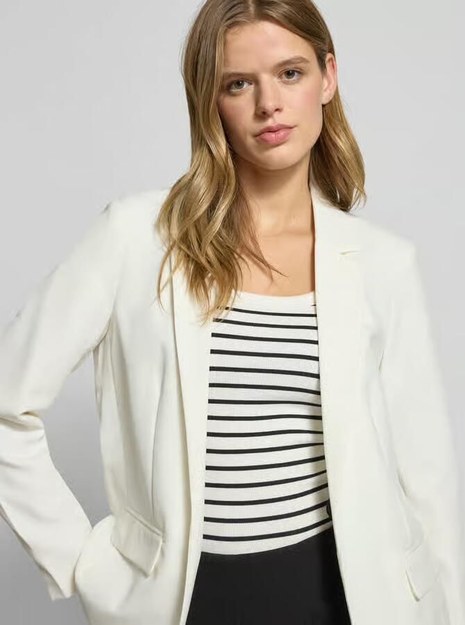 Pieces Loose fit lange blazer met figuurnaden model 'BOZZY' - Foto 2