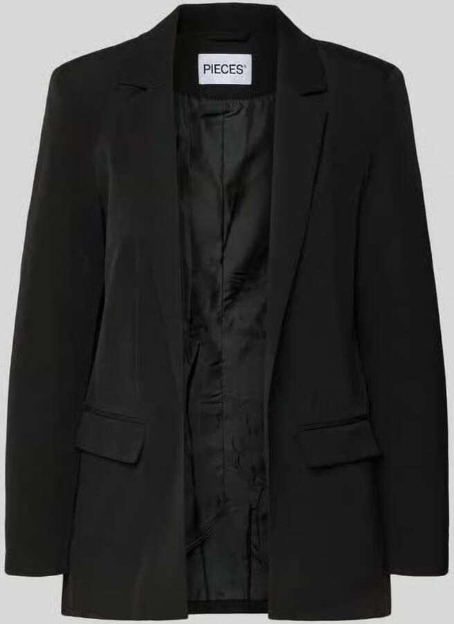 Pieces Loose fit lange blazer met figuurnaden model 'BOZZY' - Foto 3